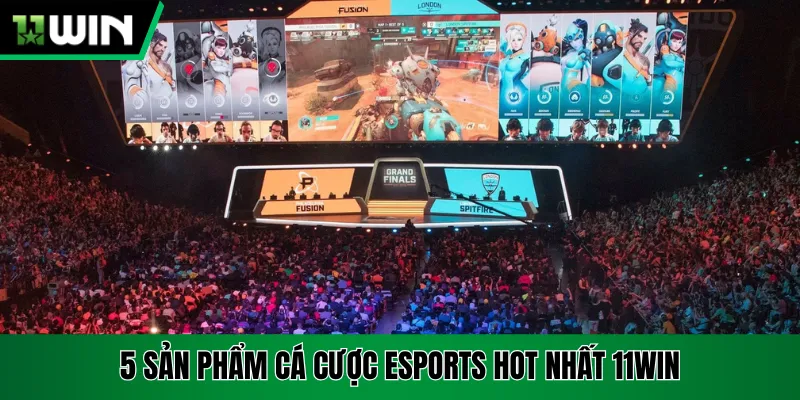 5 sản phẩm cá cược Esports hot nhất 11win