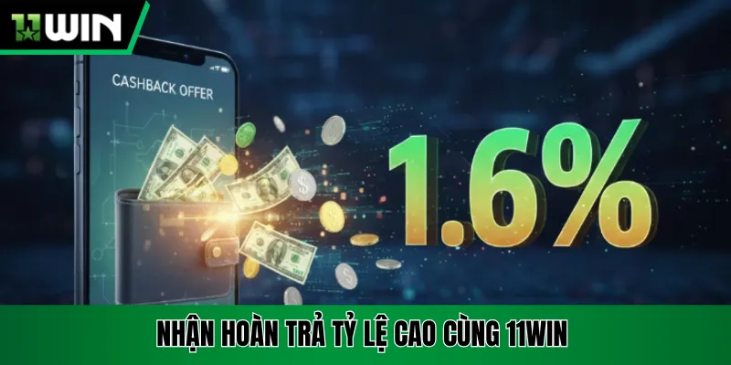 Nhận hoàn trả tỷ lệ cao cùng 11Win 