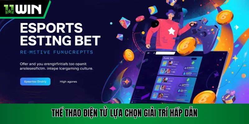 Thể thao điện tử lựa chọn giải trí hấp dẫn